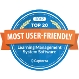 most user-friendly LMS award Capterra 2017