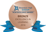 brandon hall group excellence in learning award bronze 2016