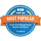 most popular LMS award Capterra 2017