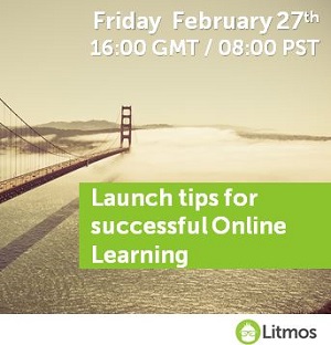 Webinar - Launch tips for successful Online Learning