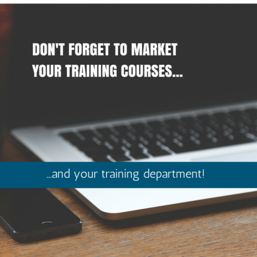 MARKET YOUR TRAINING