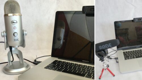 Yeti-laptop-webcam and rode-laptop-webcam