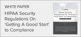 hipaa security regulations compliance
