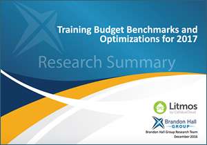 training budget benchmarks 2017