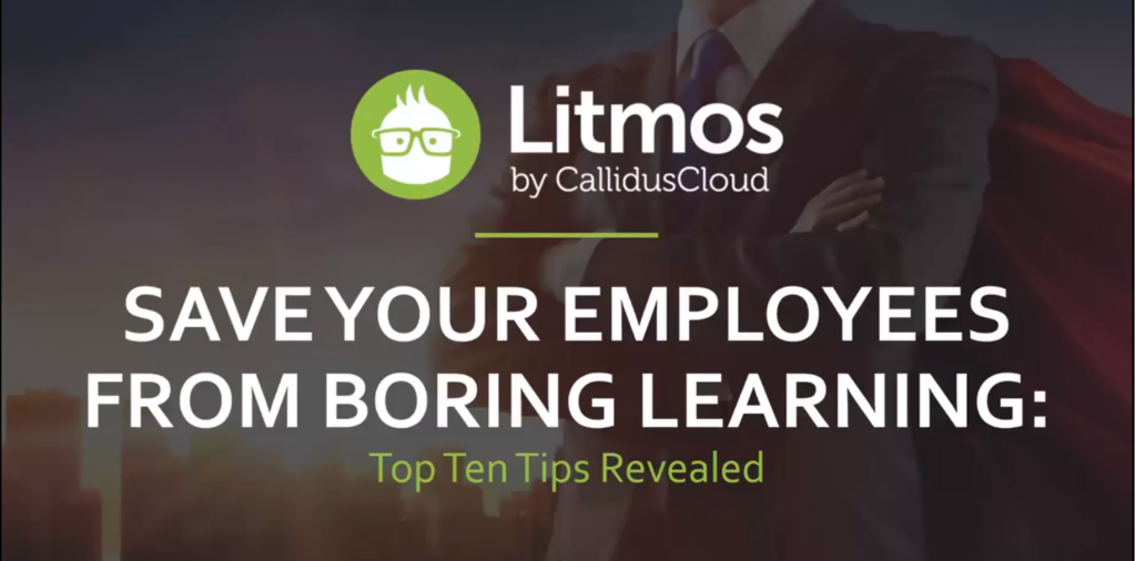 WEBINAR Save employees boring learning