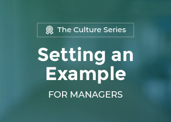 setting an example managers