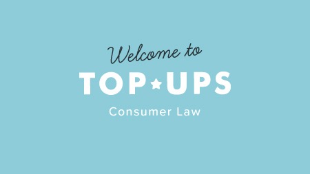 P108076 consumer law course australia topup