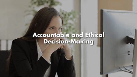 workplace ethics accountable and ethical decision-making course
