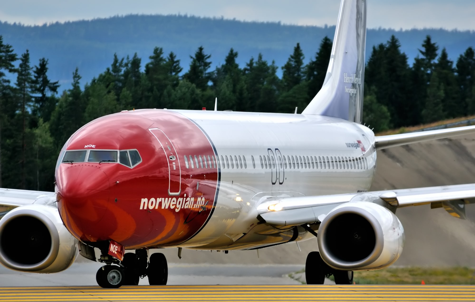 Norwegian aircraft LN-NOE