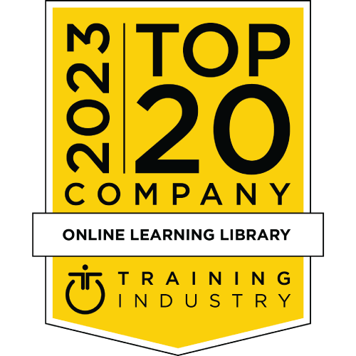 training industry 2023 top 20 online learning library award