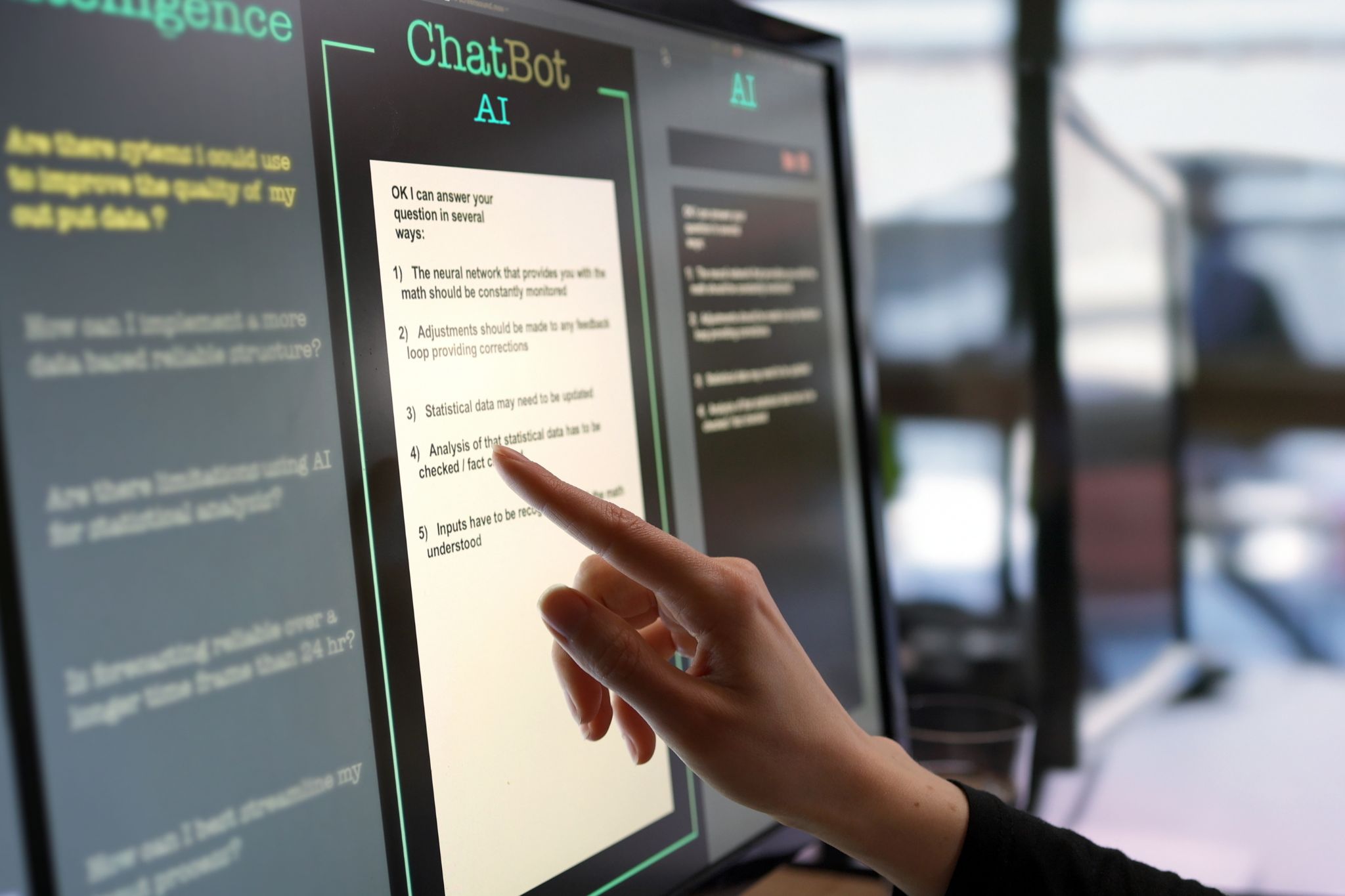 Photo of augmented intelligence showing humans and AI collaborating responsibly