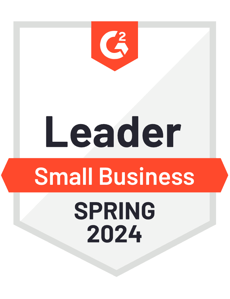 G2 Spring 2024 eLearning Content Leader, Small Business