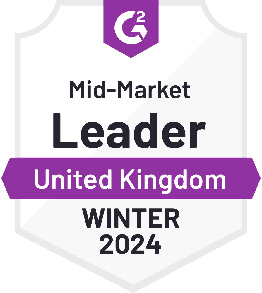 G2 Winter 2024 eLearning Content Leader, Mid-Market (UK)