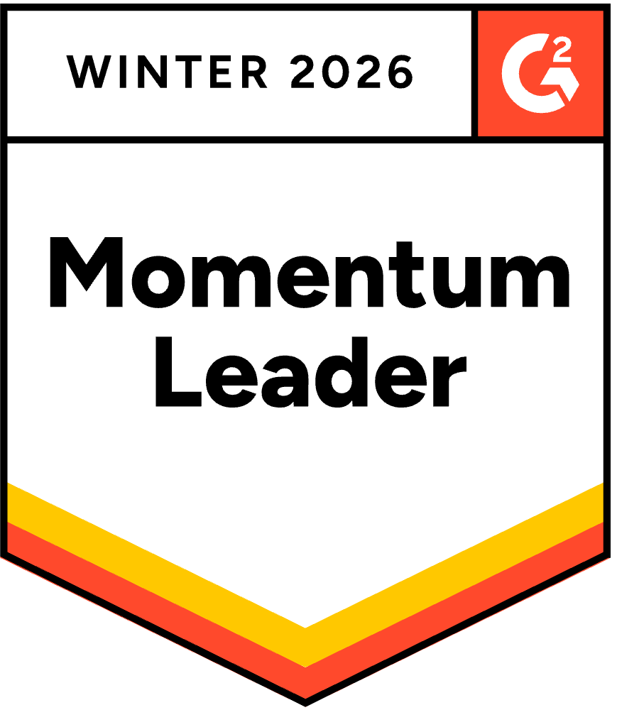 G2 eLearning Content Momentum Leader, Winter 2026