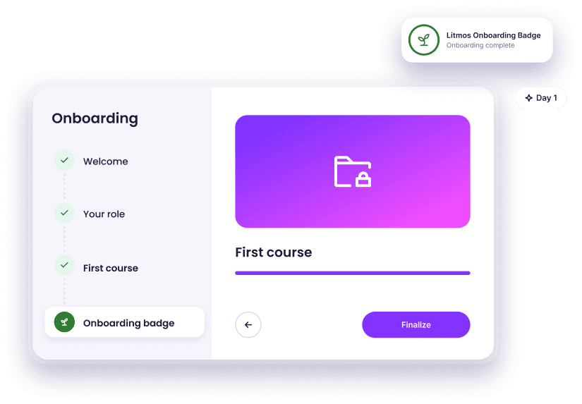 Employee Onboarding & Ramp Acceleration | Litmos Image